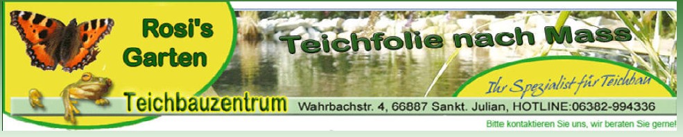 Teich planen, bauen und Teichtechnik